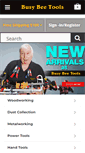 Mobile Screenshot of busybeetools.com
